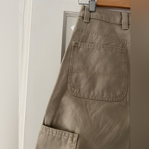 NWT Dickies Women’s Canvas Carpenter Pant 04 Stonewashed Desert Sand workwear - Picture 11 of 12